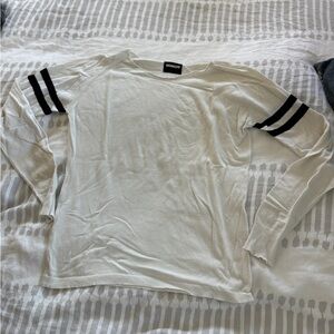 Monrow Light Gray Knit Top